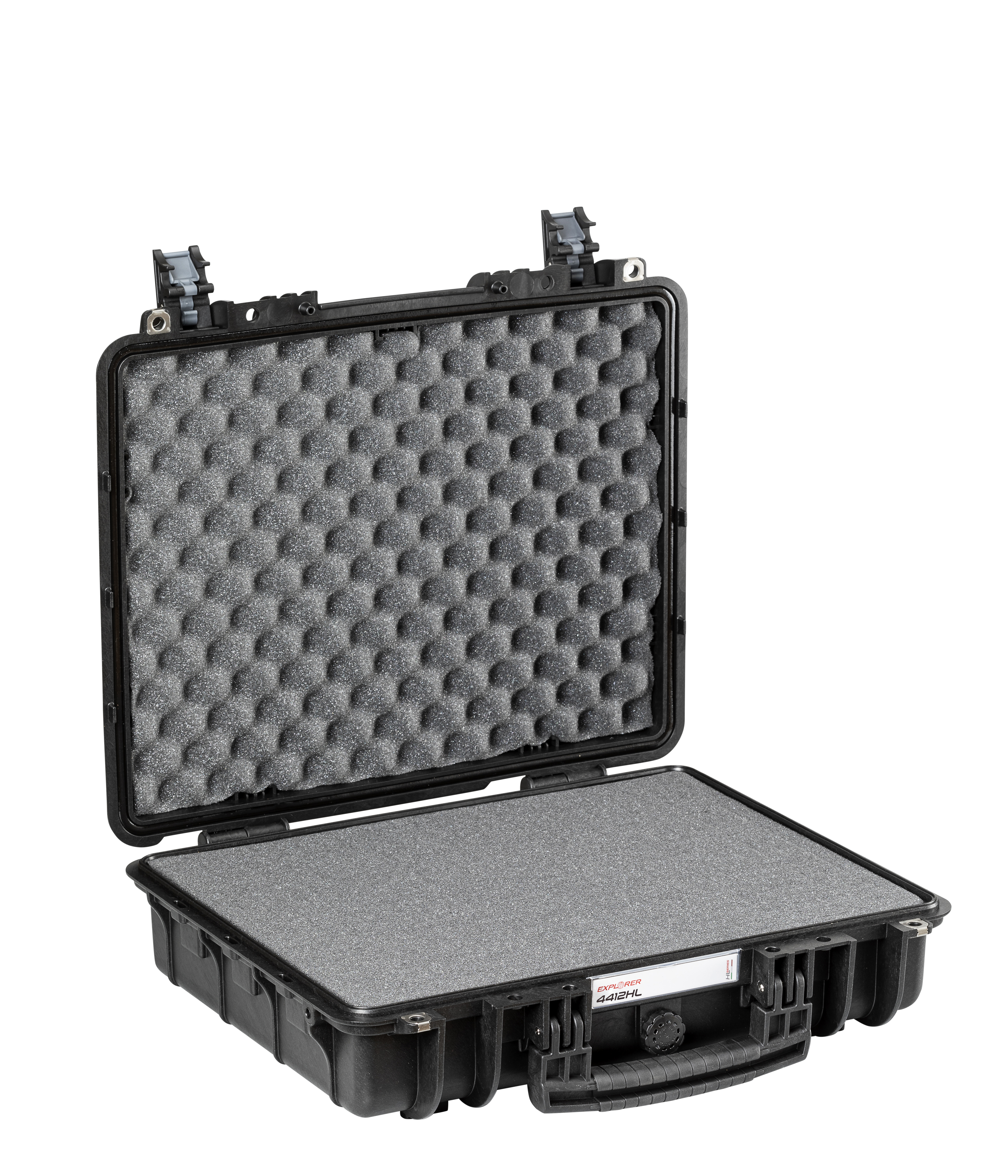 Explorer Cases 4412HL Koffer Zwart met Plukschuim