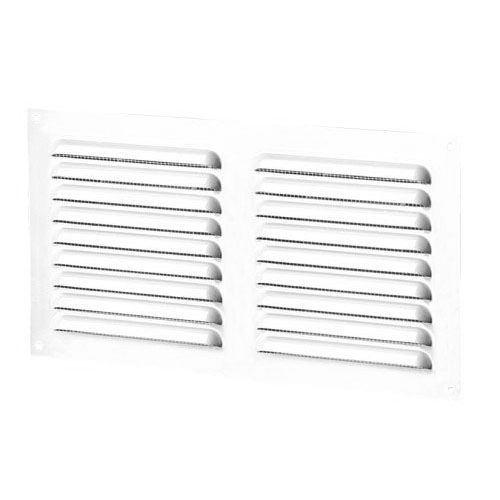 Schoenpenhaan met vliegengaas aluminium wit 245x195 mm