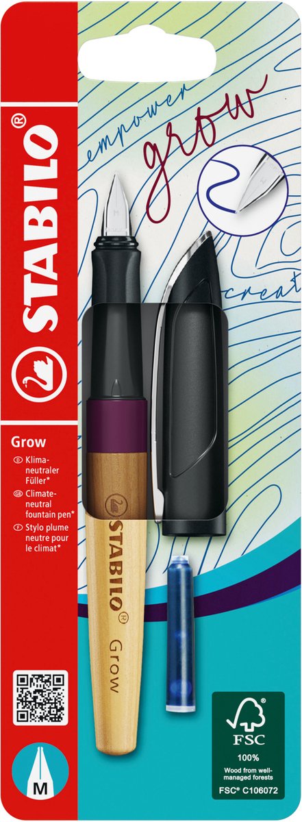 Stabilo grow vulpen, pruimen rood kers