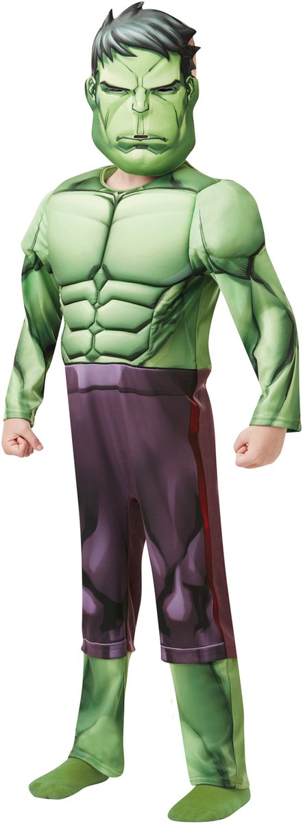 Rubies luxe hulk™ animatieserie kostuum voor jongens - verkleedkleding - carnavalskleding