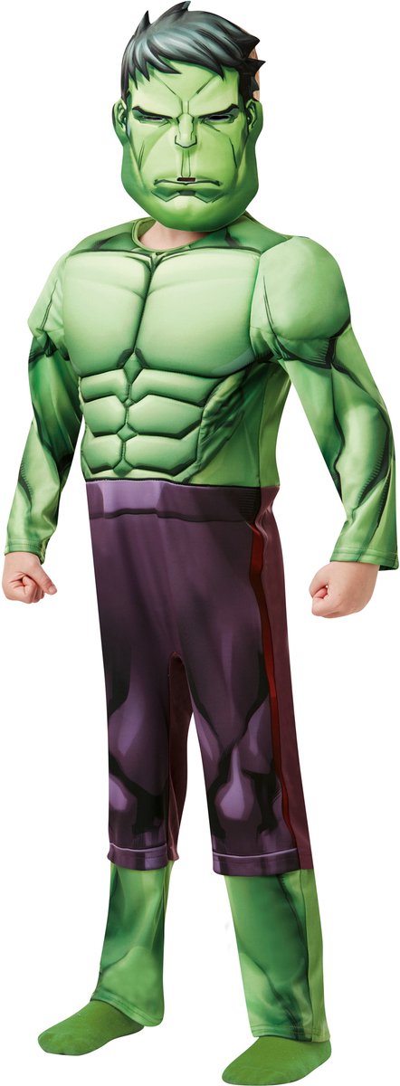 Rubies hulk boxset kinderkostuum - - maat 5-6 jaar 116