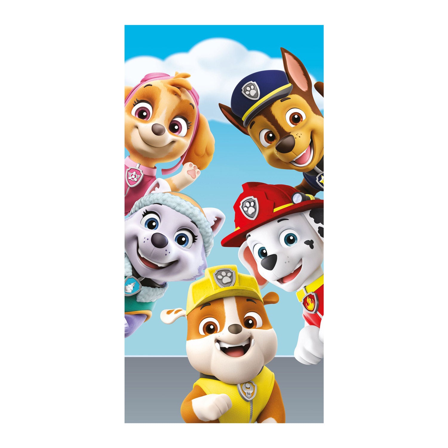 Paw Patrol strandlaken, 70x140cm