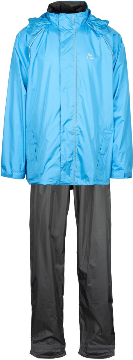 Ralka regenpak - comfort - azuurblauw antraciet - xl