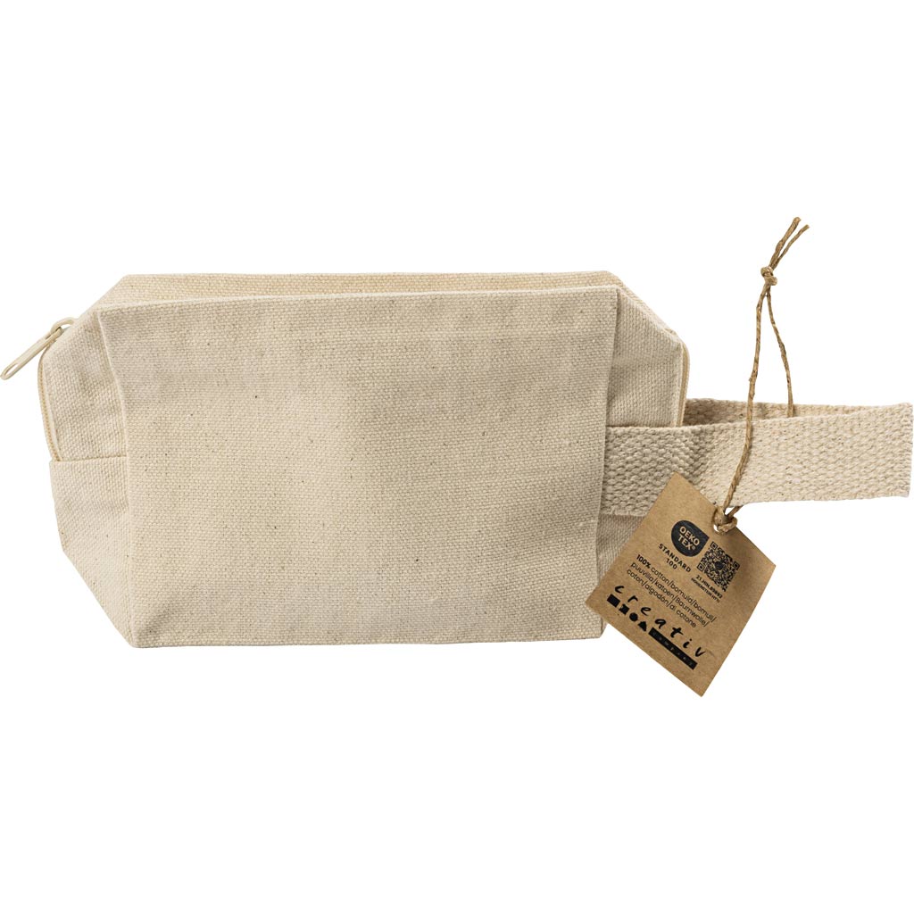 Creativ company https: www.cchobby.nl make-uptas-h-10-cm-d-5-cm-b-14-cm-licht-naturel-1-stuk