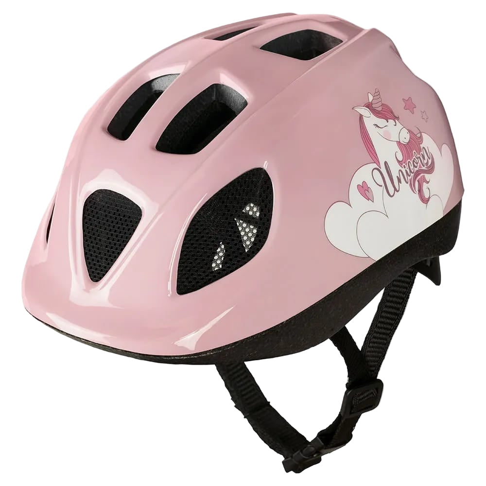 Polisport kinderhelm Eenhoorn. maat: S (52 56 cm), kleur: roze