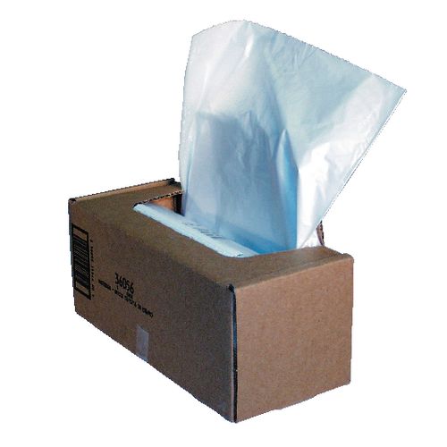 Opvangzakken voor papierversnipperaars fellows 36056, 94 l transparant