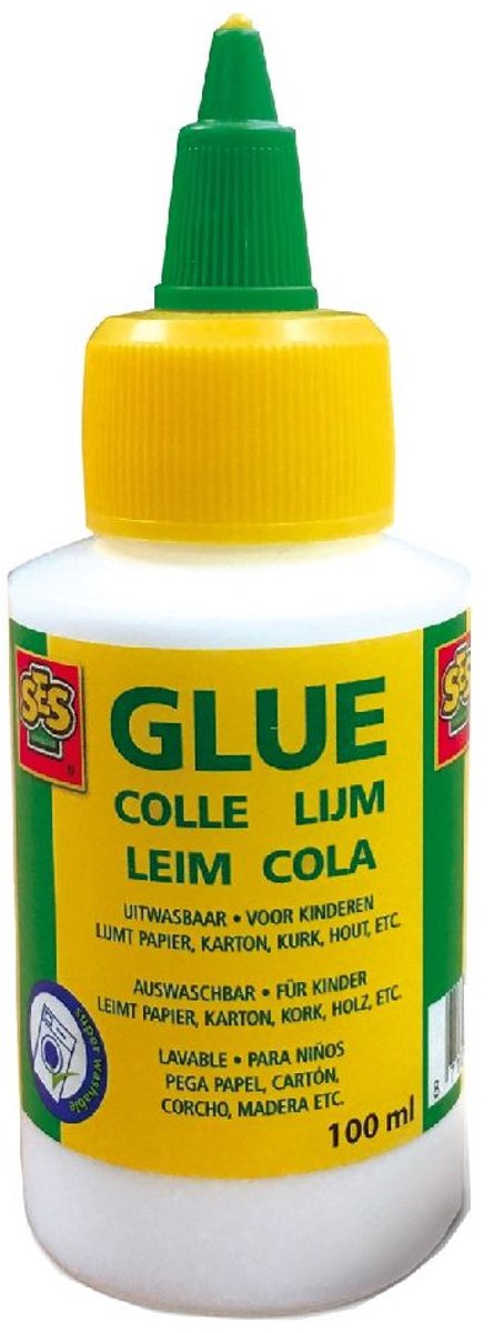 Lijm, uitwasbaar, 100 ml.