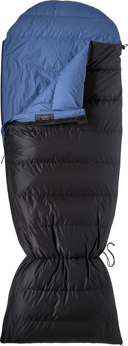 Lowland outdoor donzen slaapzak - ranger comfort nc - 230 x 80 cm (inclusief capuchon) - 1495 gr - 0°c - nylon katoen