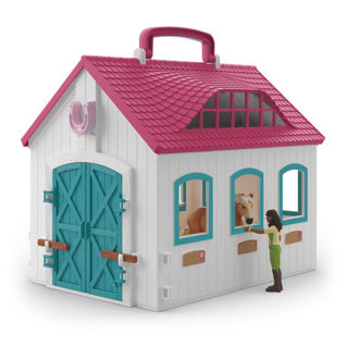 Schleich 42703 open stal klein hoefijzer