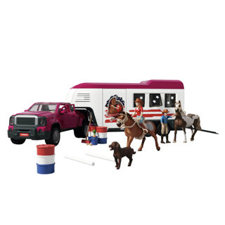 Schleich horse club lakeside-truck met aanhangwagen 42705
