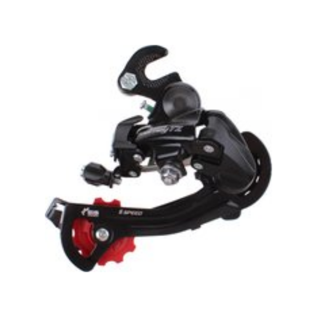 Shimano tourney rd tz500 gs achterderailleur, 6 versnellingen met haak.