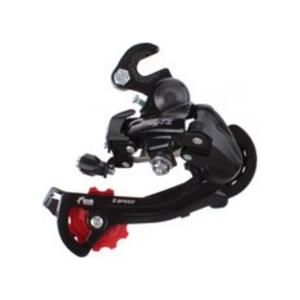 Shimano tourney rd tz500 gs achterderailleur, 6-speed met haak.