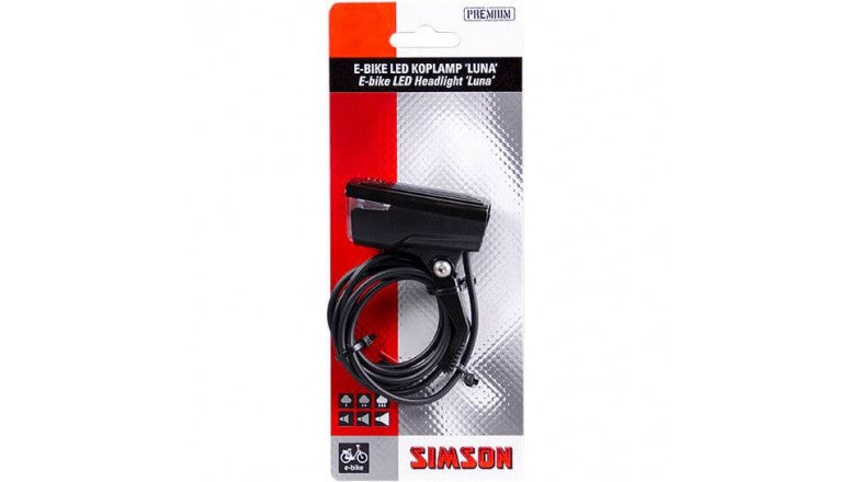 Phare de fourche Simson E-bike ''Luna'' 6-60 Volt