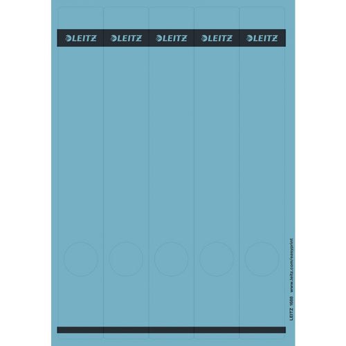 Ordnerrugetiketten leitz blauw 125 stuks papier