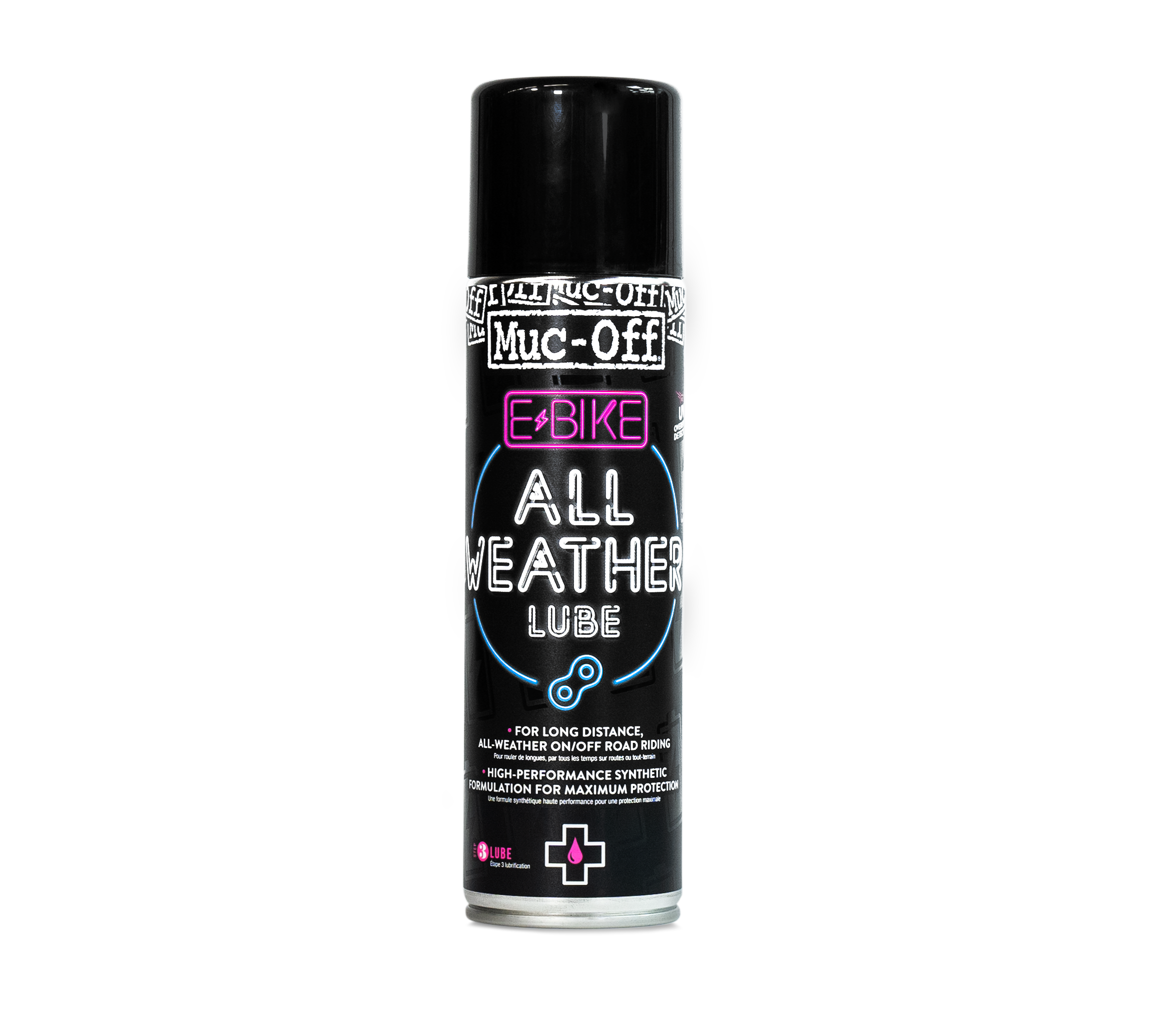 Muc-off kettingolie e-bike all weather chain lube spuitbus 250ml