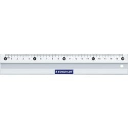 Liniaal staedtler 0.2 m zilver