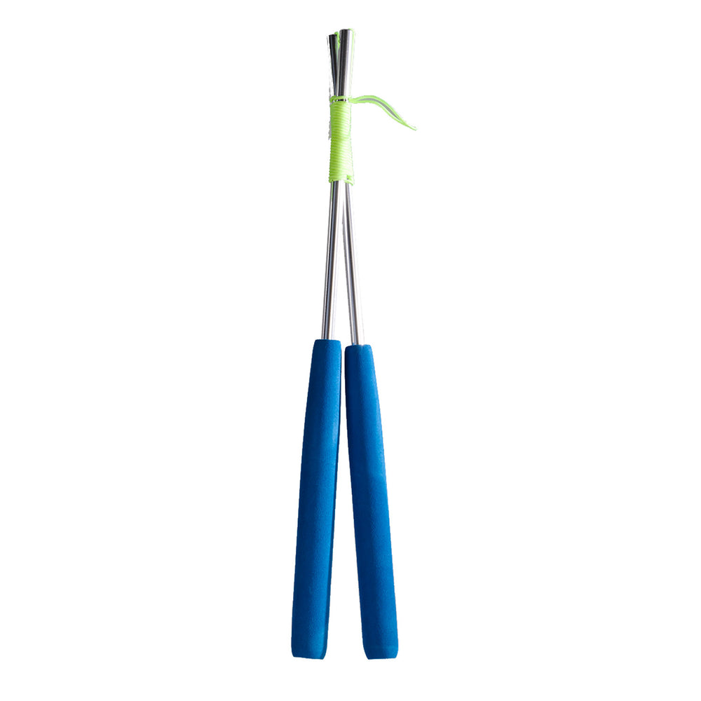 Eureka aluminium diabolostokken - blauw