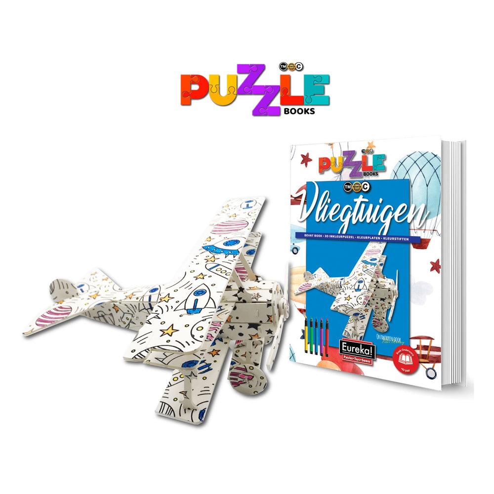Eureka 3d puzzelboeken - vliegtuigen