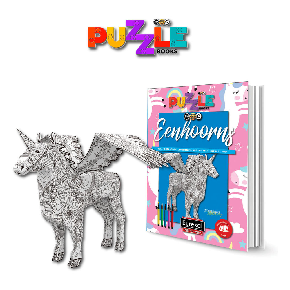 Eureka 3D Puzzelboeken - Eenhoorns