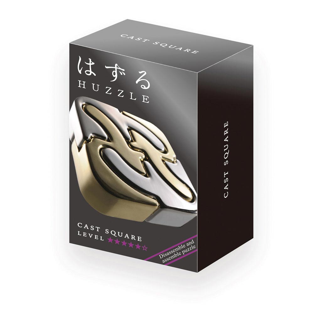 Huzzle Cast Breinpuzzel - Vierkant*****