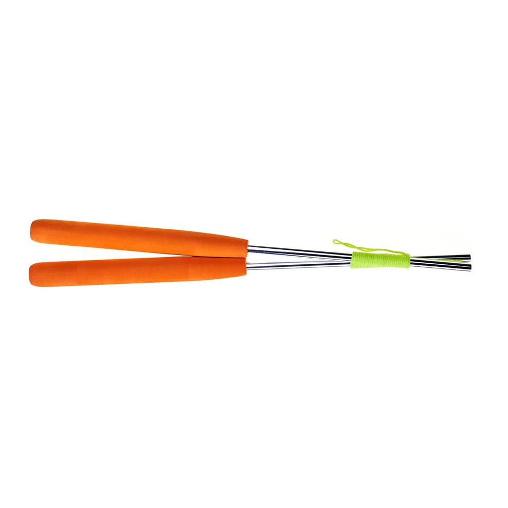 Eureka aluminium diabolostokken - oranje