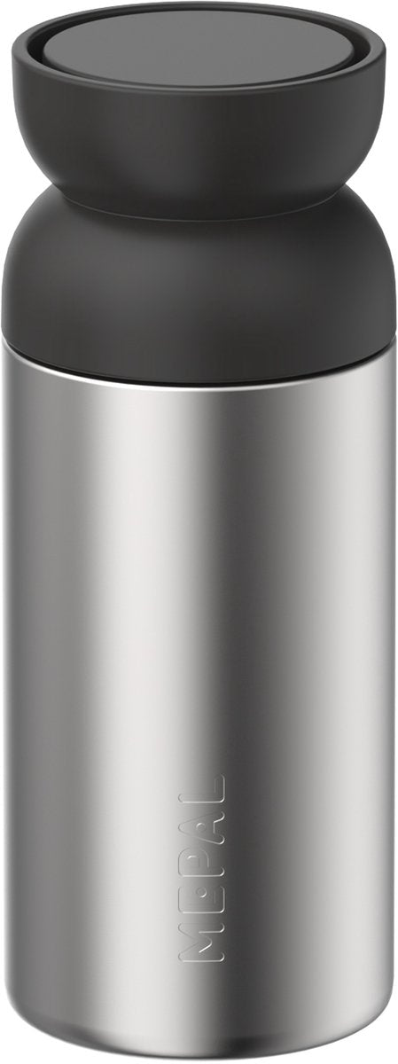 Mepal isoleer koffiebeker ellipse - 350 ml - houdt dranken 4 uur warm en 6 uur koud - koffiebekers to go - vaatwasmachinebestendig - nordic black