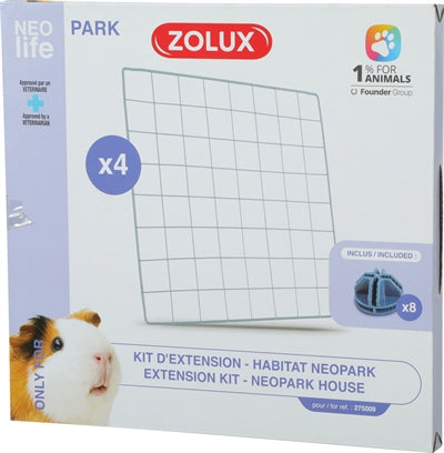 Zolux neolife neopark cavia uitbereidingsset gaspanelen
