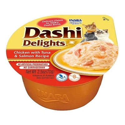 Inaba Dashi Delights Chicken with Tuna Salmon Recipe