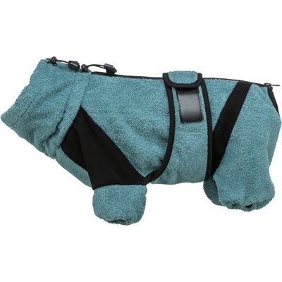 Trixie badjas huisoverall badstof benzine