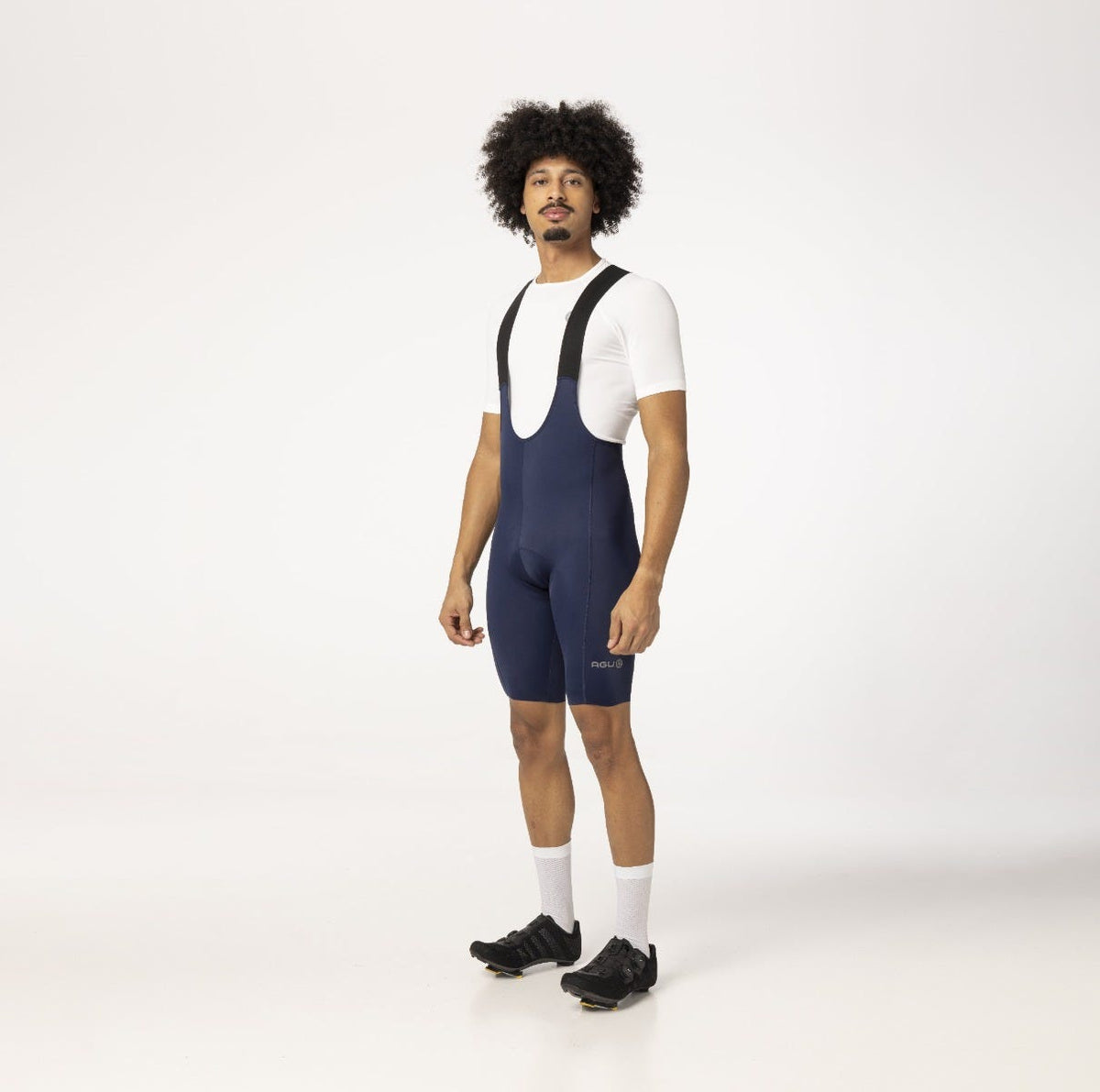 Agu comfort plus bibshort performance - heren fietsbroek - zwart - maat l