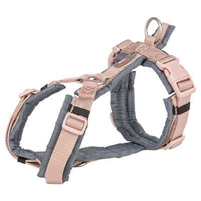 Trixie hondentuig premium trekking blush roze grafiek grijs