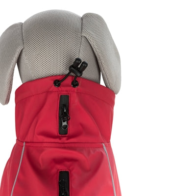 Trixie regenjas hond vimy rood