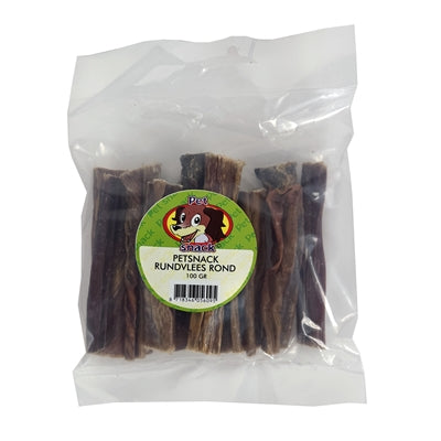 Huisdierensnack rundvlees rond kielpit