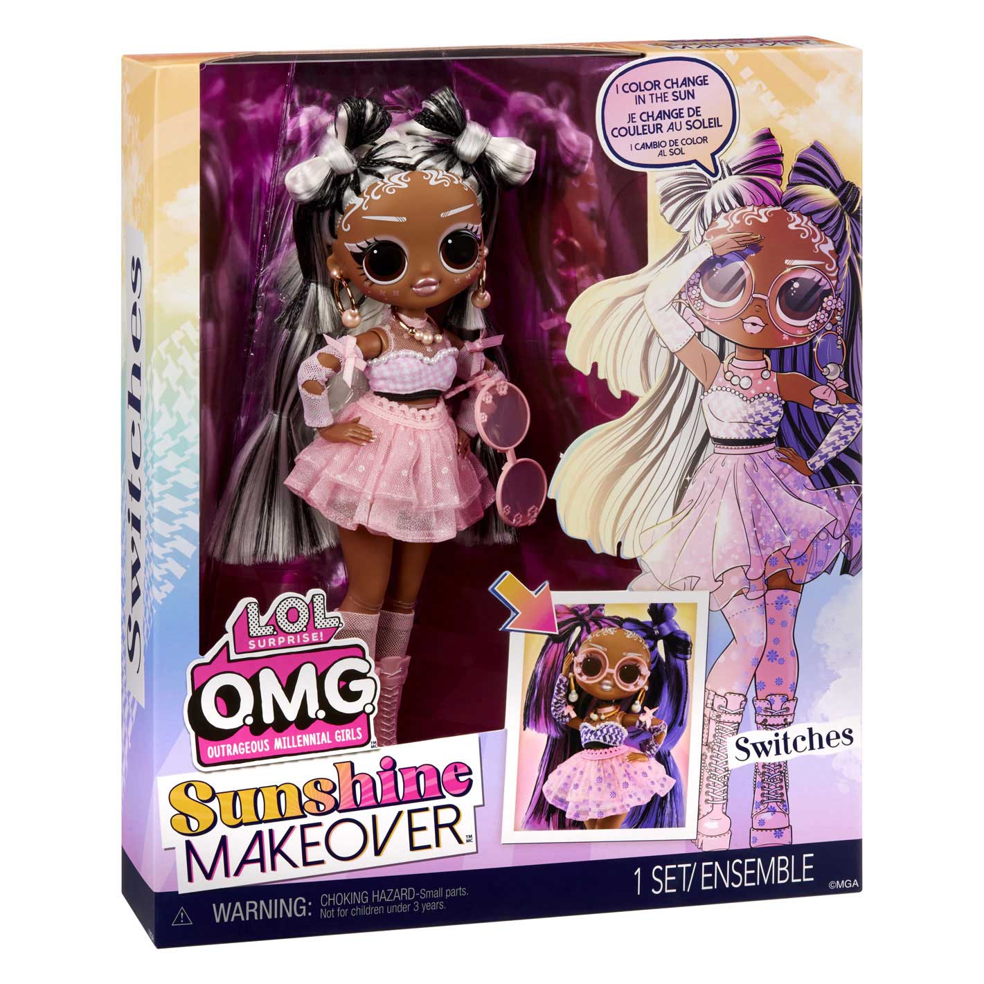 LOL Verrassing OMG Sunshine Makeover - Schakelaars