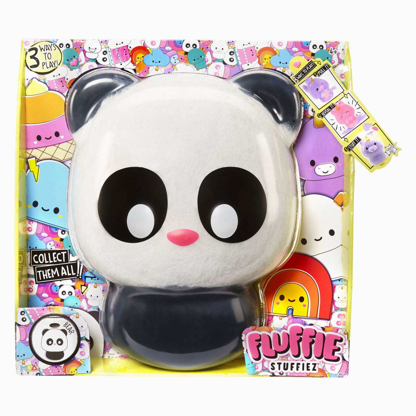 Mga entertainment fluffie stuffiez grote knuffel - panda