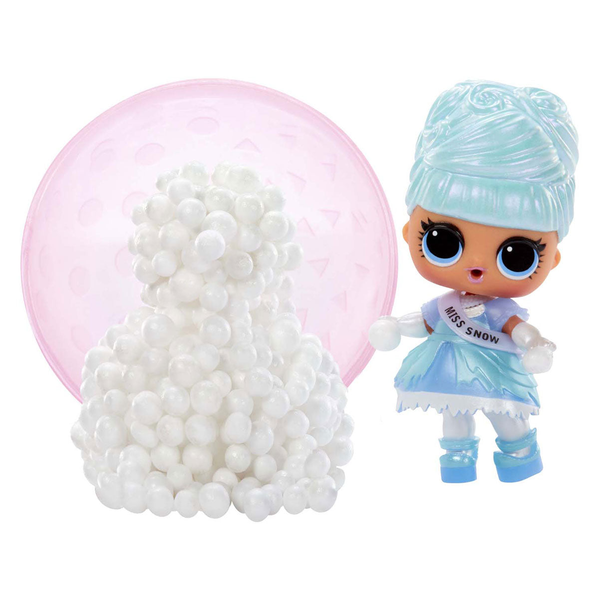 Lol verrassing winter sneeuw tots mini pop in bal