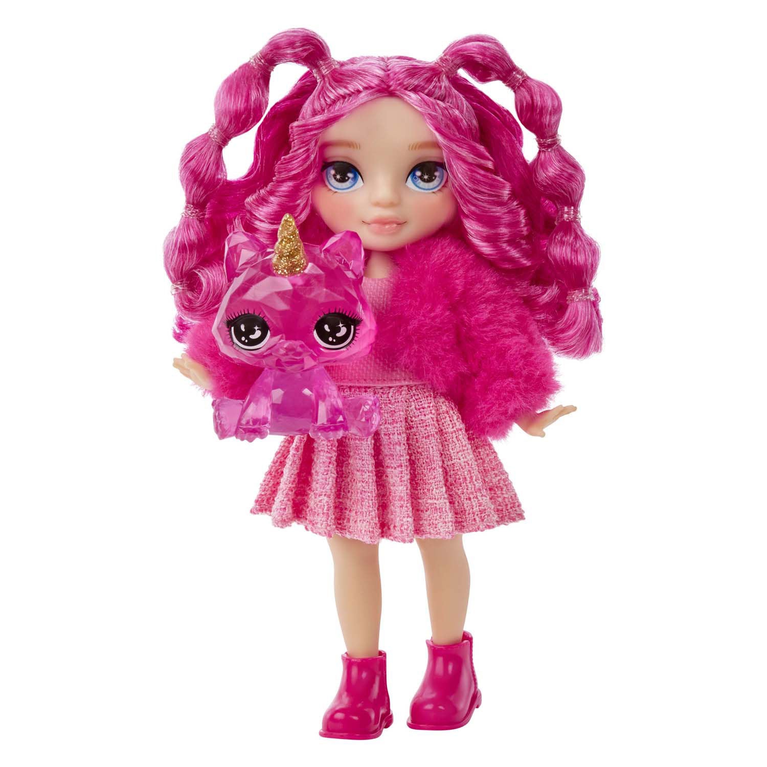 Regenboog hoge modepop magenta