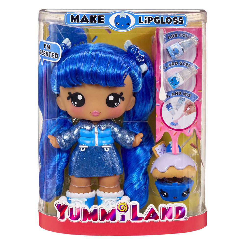 Yummiland grote pop + lipgloss pet- rory blueberr