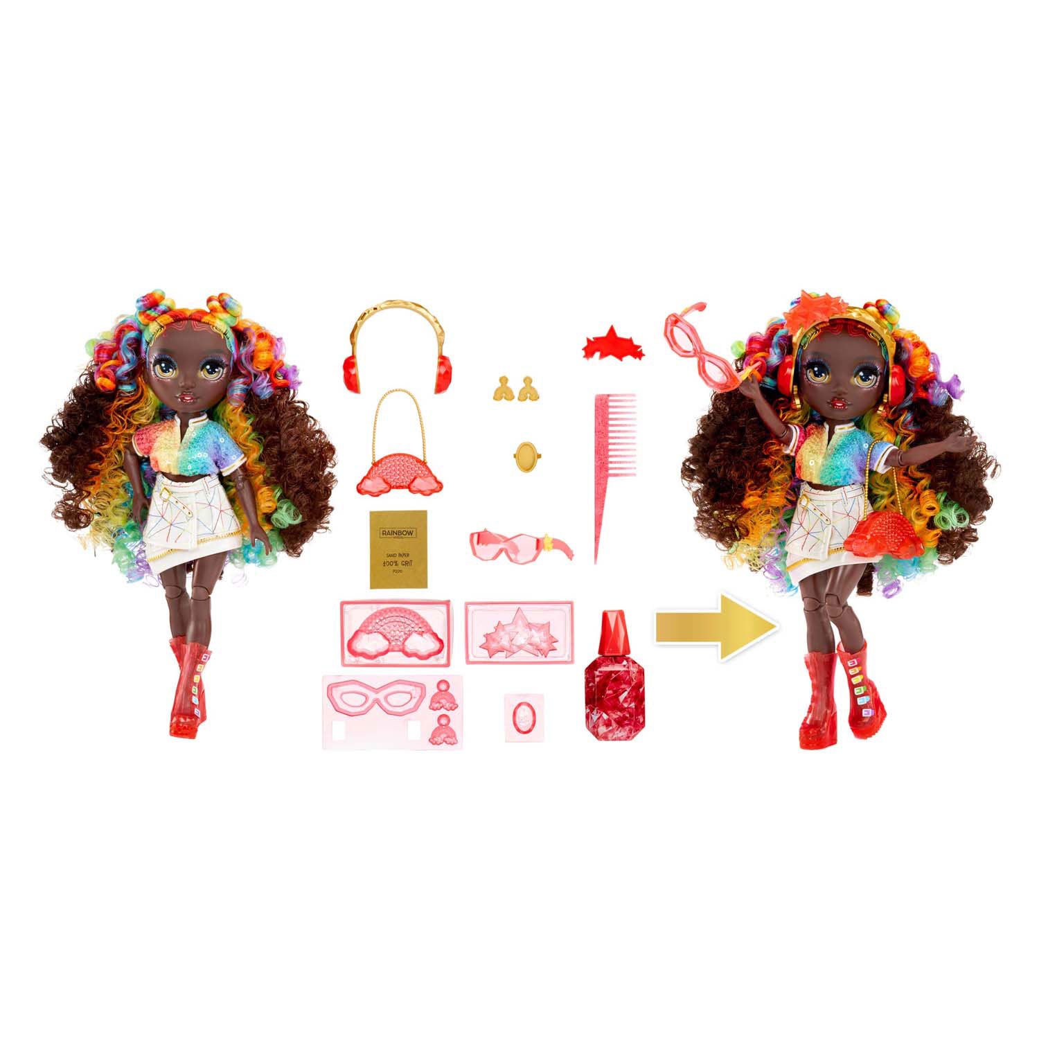 Mga entertainment regenboog hoog kristal mode modepop - regenboog