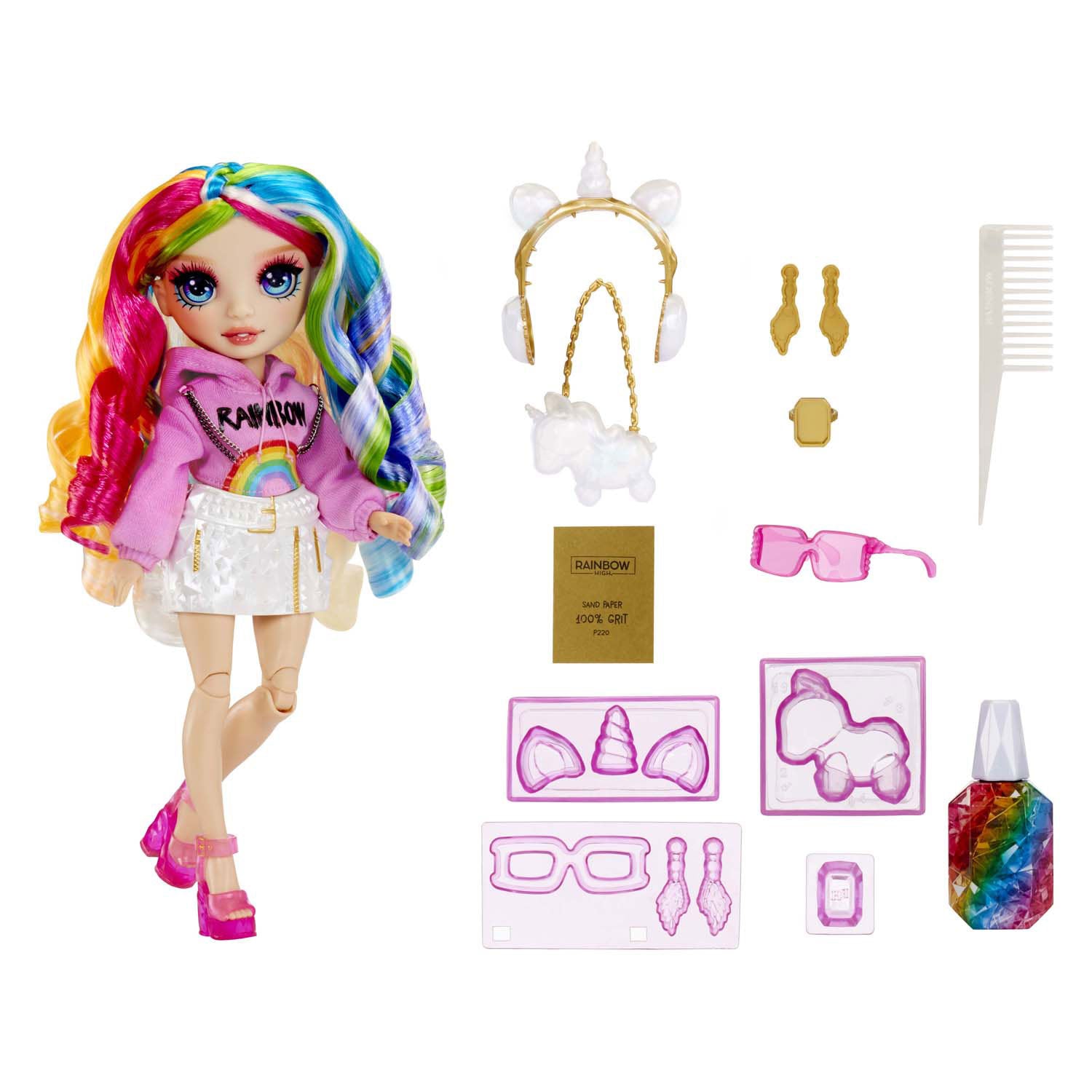 Mga entertainment regenboog hoog kristal mode modepop - amaya