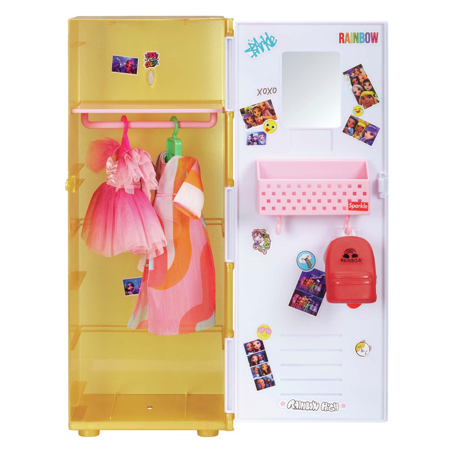Mga entertainment regenboog hoge kluis speelset met accessoires