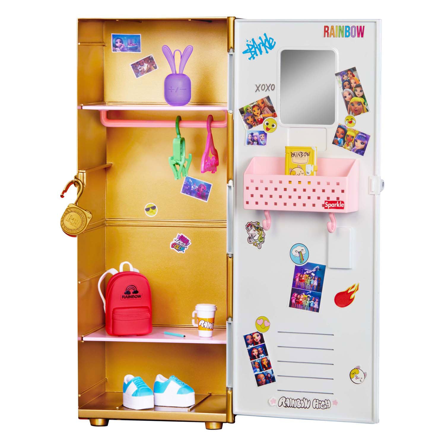 Mga entertainment regenboog hoge kluis speelset met accessoires