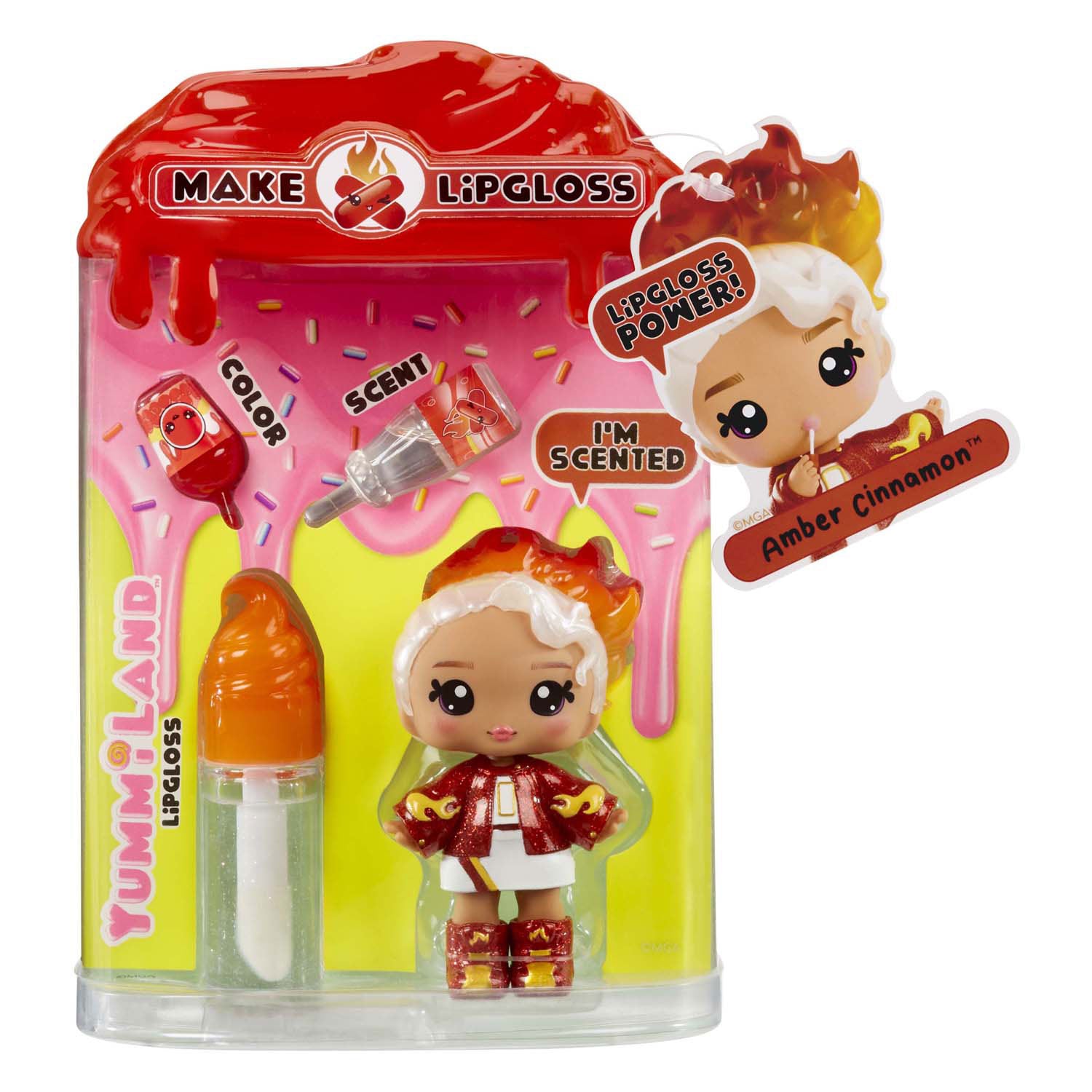 Mga entertainment yummiland pop - amber kaneel met lipgloss set