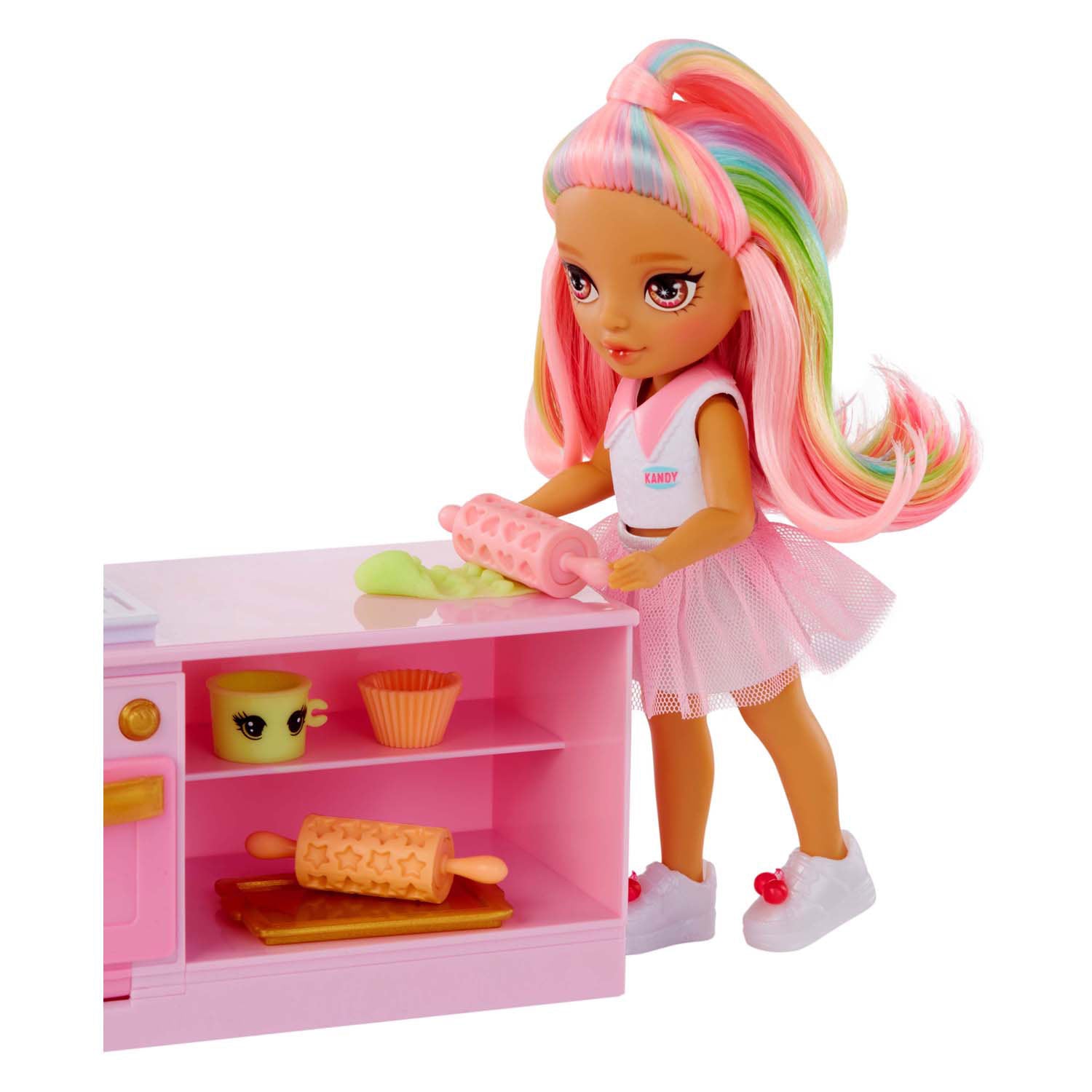 Mga regenboog hoge kleine compacte speelset winkel