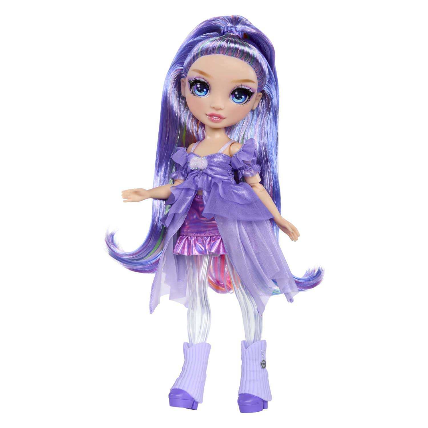 Mga entertainment rainbow high modepop met slijm - violet