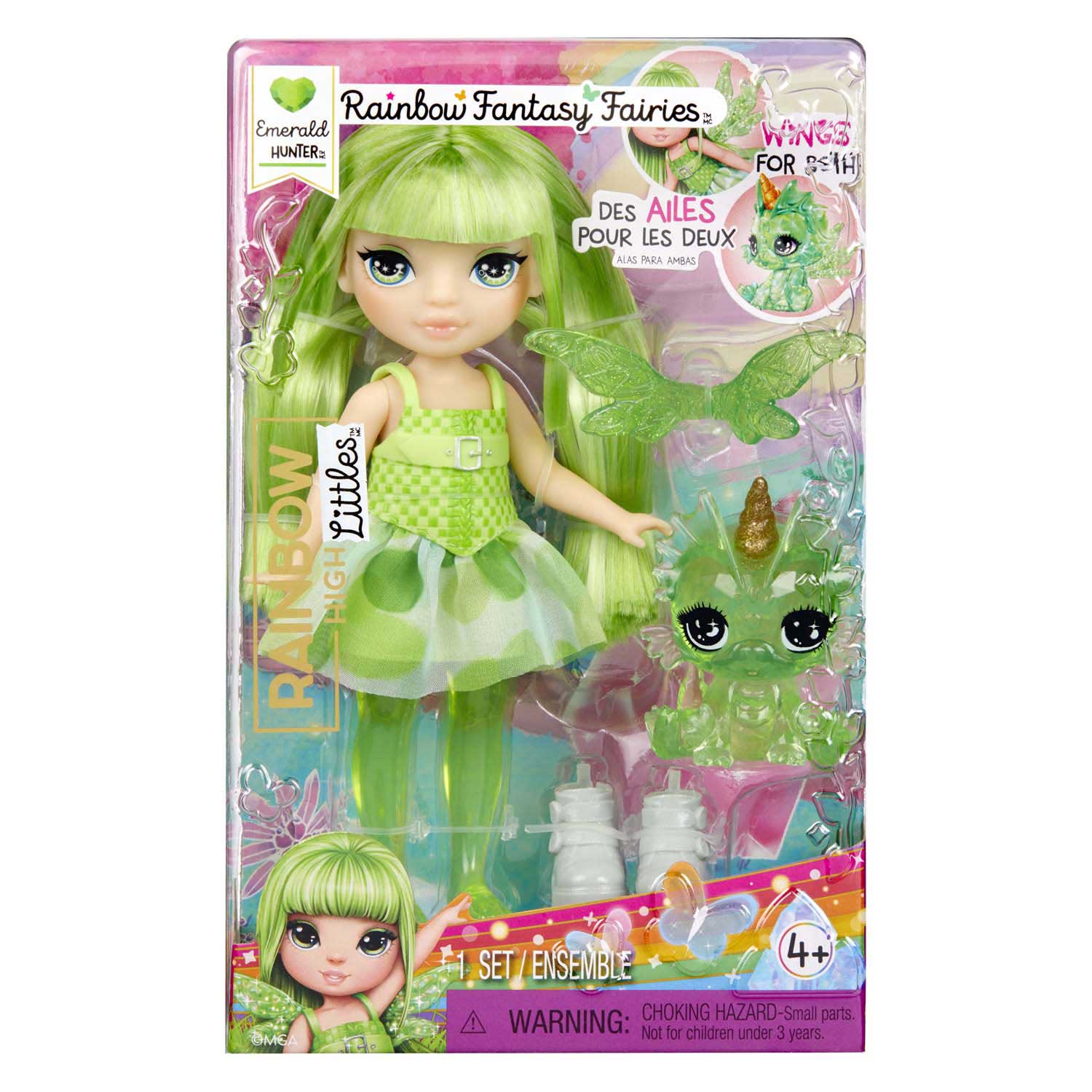 Rainbow high littles rainbow fantasy-elfjespop emerald (groen)