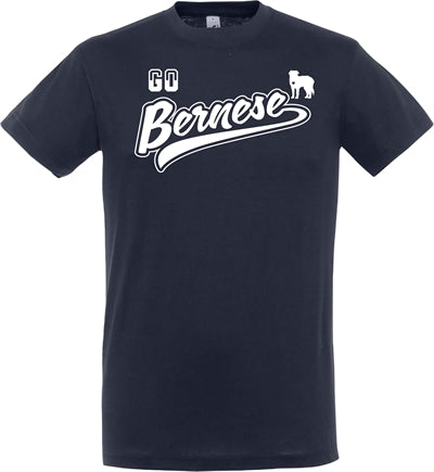 T-shirt go bernese marineblauw