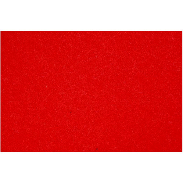 Creativ company cc craft felt, sheet 42x60 cm, thickness 3 mm, red, 1 sheet