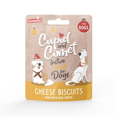 Cupido komeet kerstdiner kerstsok hond