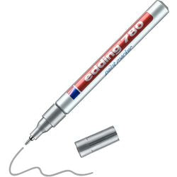 Paintmarker edding 780 zilver 0,8 mm ronde punt